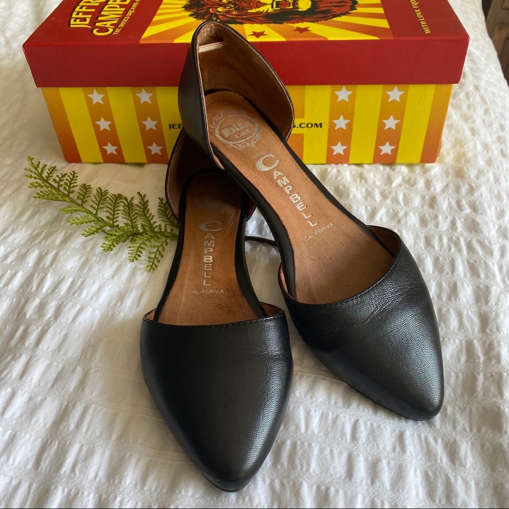 Jeffrey Campbell d'Orsay Black Flat*